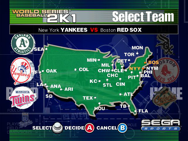 World Series Baseball 2K1 Screenthot 2